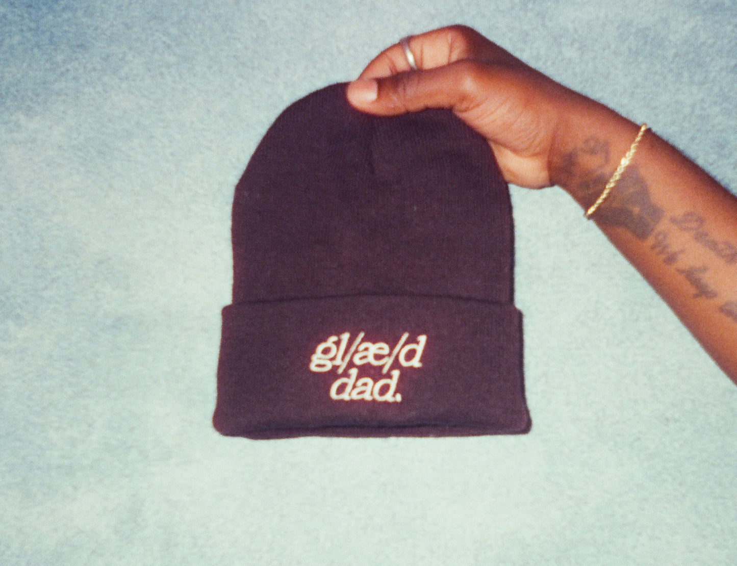 cuffed beanie.