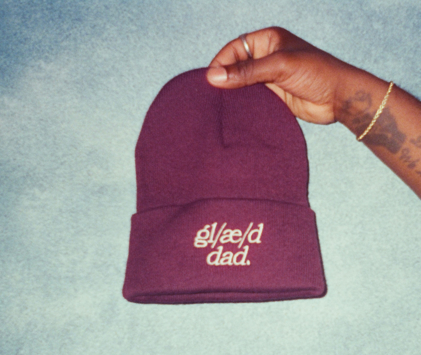 cuffed beanie.